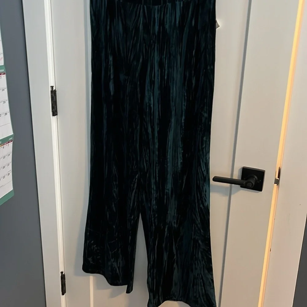 Rachel Zoe Wide Leg Velvet Tank Set NWT